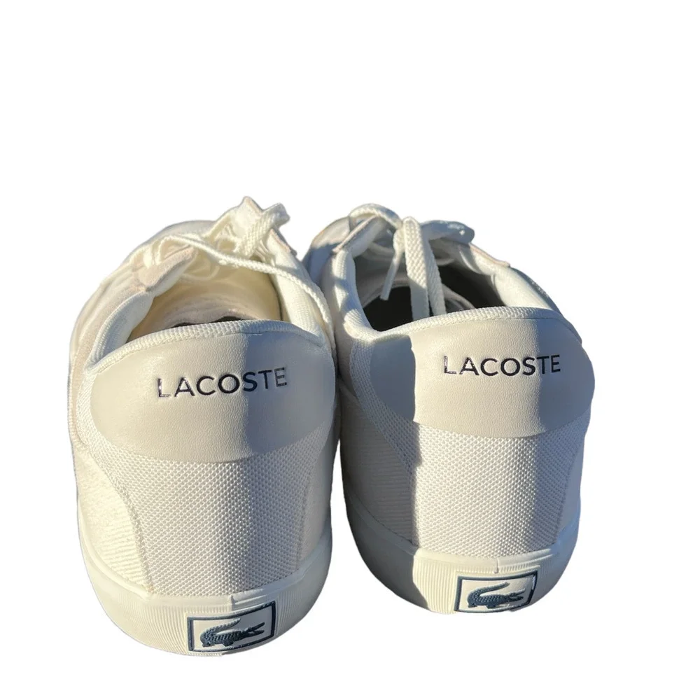 Lacoste Court-Master 220 1 CMA Mens Beige Canvas Lifestyle Sneakers Shoes
